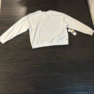 NWT-Vuori Sedona crew sweatshirt(medium)-white